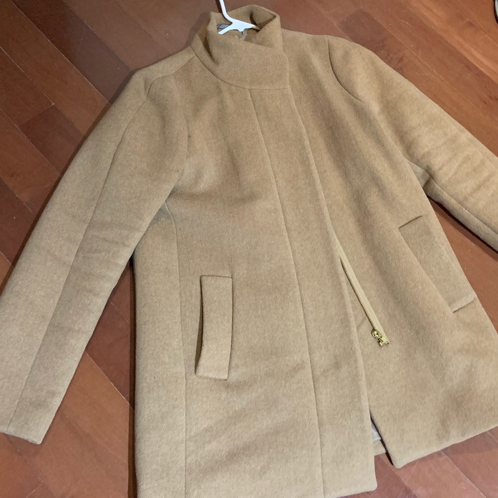 J. Crew Tan City Coat